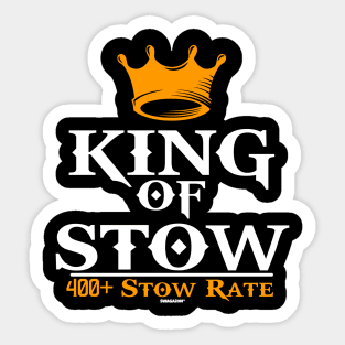 King of Stow 400+ Scan Rate Stower Sticker